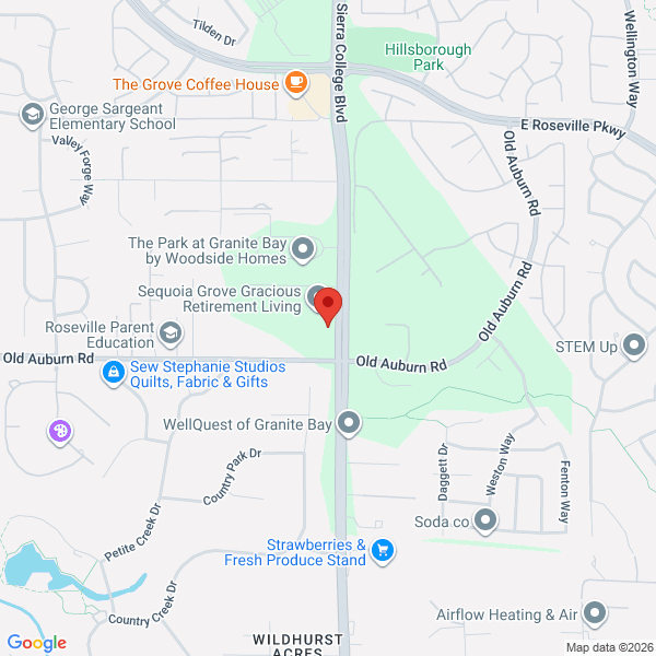 Sequoia Grove map
